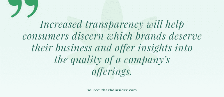 more company transparency quote
