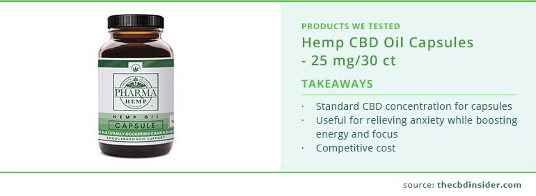 highlights of hemp cbd oil capsules from hemp health