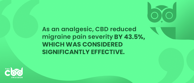cbd as an analgesic
