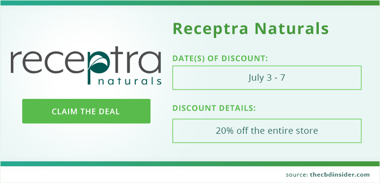 receptra naturals 4th of july deal