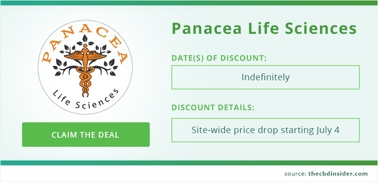 panacea life sciences 4th of july deal