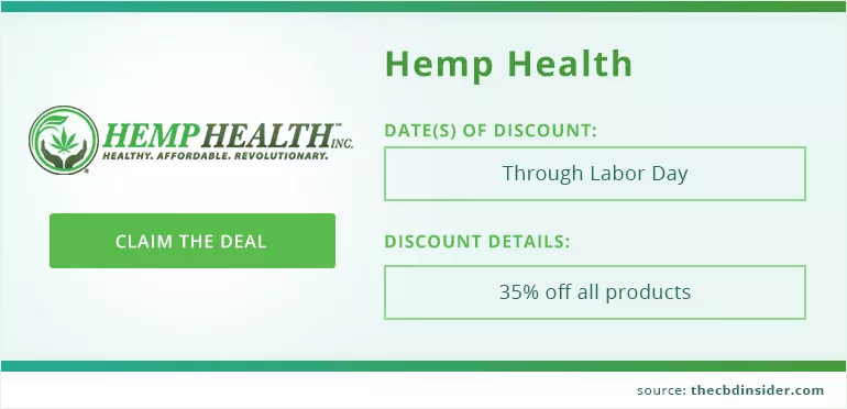 hemp health labor day cbd deal