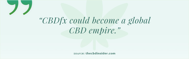 cbdfx could become a global CBD empire