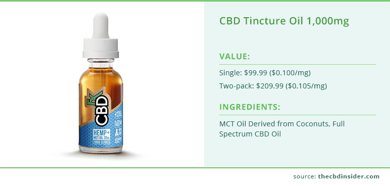 cbdfx cbd tincture 1,000mg