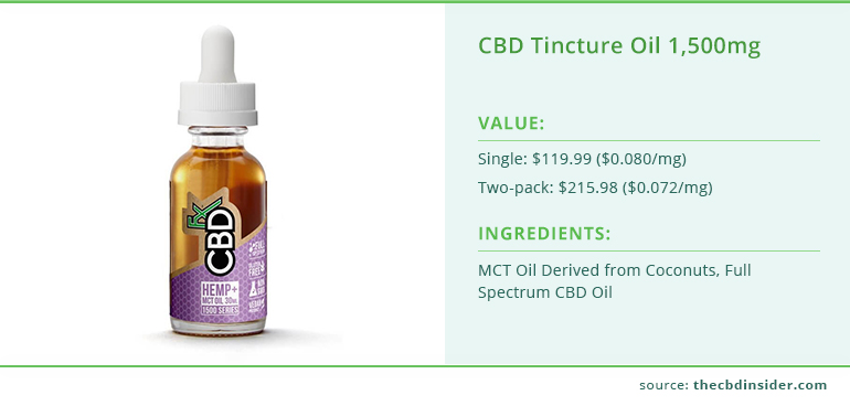 cbdfx cbd tincture 1,500mg