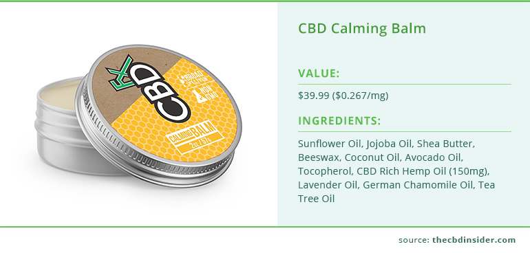 cbdfx calming balm