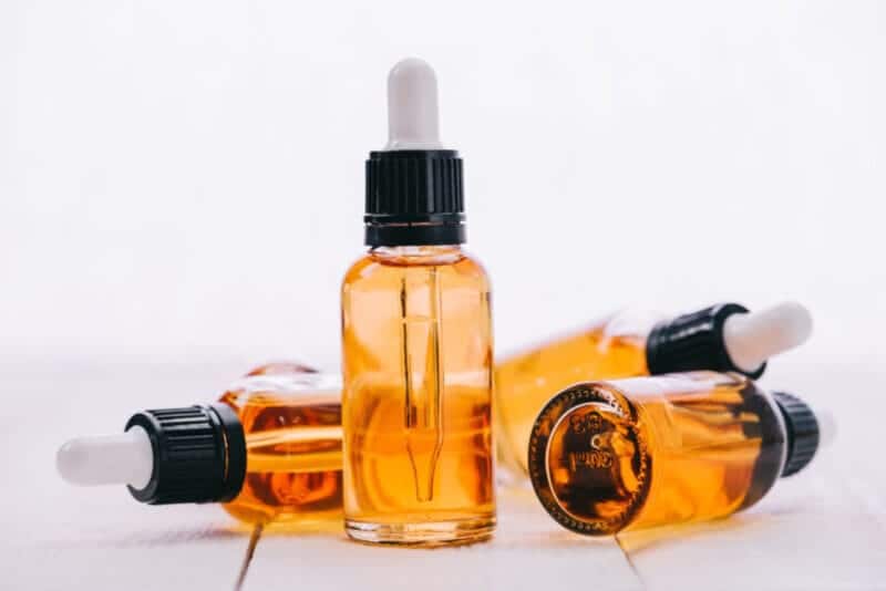 cbd oil bottles