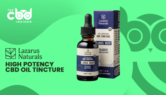 Lazarus Naturals High Potency CBD Oil Tincture