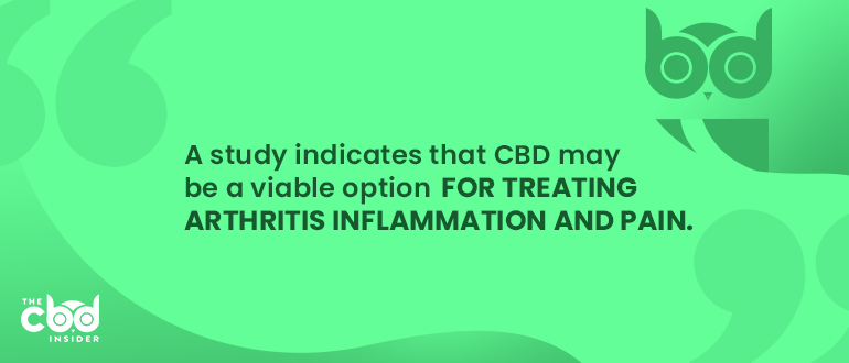 cbd treats arthritis