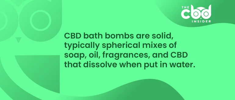 what is cbd bath bomb