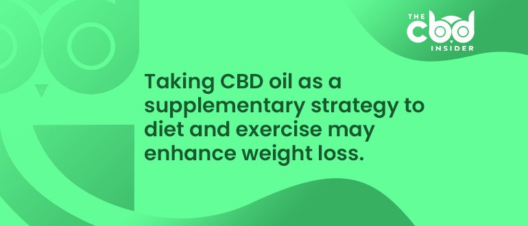 how to use cbd oil for weight loss