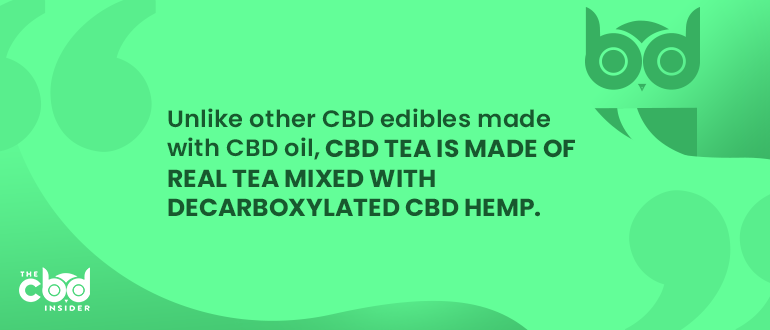 what is cbd tea
