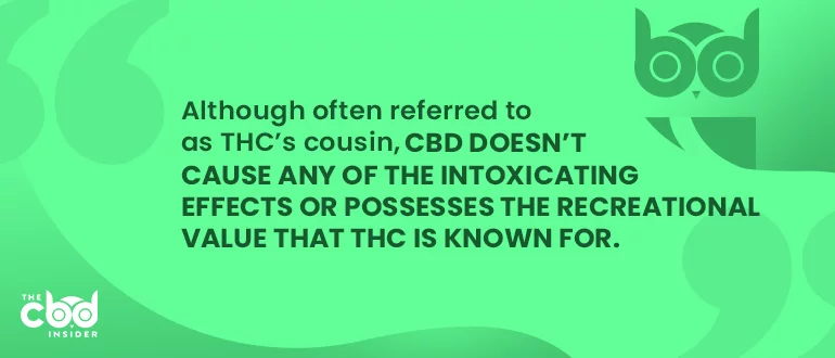 cbd does not have intoxicating effects