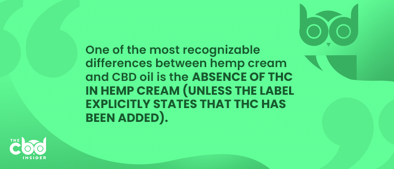 Hemp cream and CBD oil
