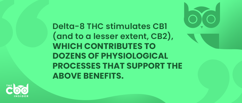 delta 8 thc stimulates cb1