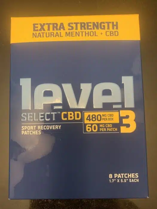 Level Select CBD Patches - front